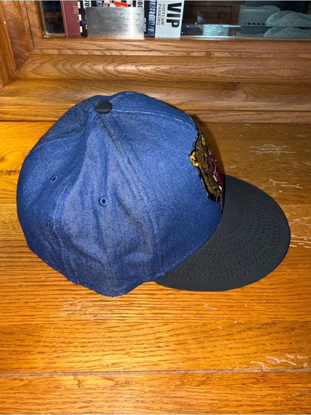 Mishka New Era 59FIFTY Blue and Black Cap Fitted Size 7 1/4” Very Rare Hat! 🧢 - Picture 5 of 11